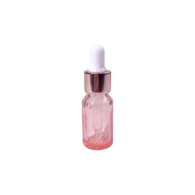 10ml 透明エッセンシャルオイルガラスボトル、スクリューキャップ付き