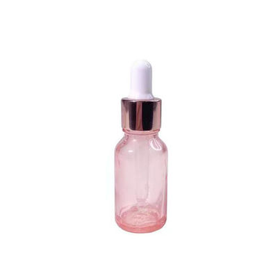 10ml 透明エッセンシャルオイルガラスボトル、スクリューキャップ付き