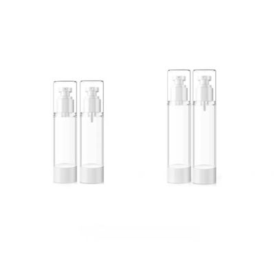 カスタマイズされた15ml 30ml 50ml 80ml 100ml 120mlプラスチックボトル真空化粧品セラムクリームボトル