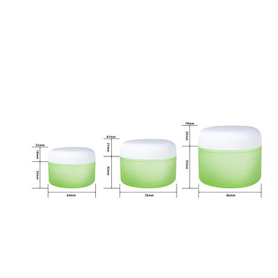 カスタムプラスチックPPクリームジャー 50g 100g 200g 容量