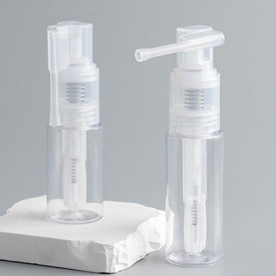 粉末スプレーポンプヘッド付き卸売プラスチックPETボトル（14ml、18ml、25ml、35ml、50ml、60mlサイズ）で、散らかりのない塗布を実現