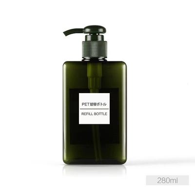 化粧品用ポンプヘッド付き卸売スクエアPETGローションボトル - 10000個 MOQ