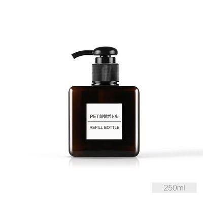 化粧品用ポンプヘッド付き卸売スクエアPETGローションボトル - 10000個 MOQ