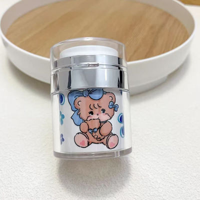 15/30/50/100ml Airless Pump Bottle with Removable Inner Liner Refillable Cartridge and Precise 0.2g per Press