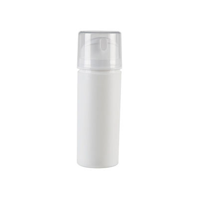 カスタマイズされた印刷化粧品包装用のプラグとオーバーキャップ付き卸売スクエアPPエアレスボトル