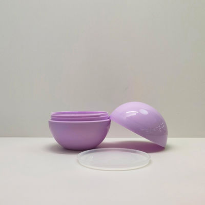 カスタムカラー 5g-80g 軽量球形プラスチッククリームジャー、100% 新鮮な PET 素材、リードタイム 20 日