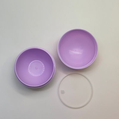 カスタムカラー 5g-80g 軽量球形プラスチッククリームジャー、100% 新鮮な PET 素材、リードタイム 20 日