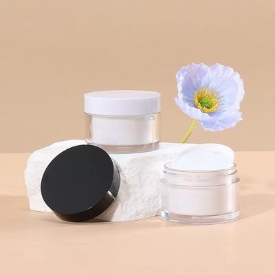 高級 15g 30g 50g ASプラスチック 二重層 丸型 クリームジャー 化粧品用