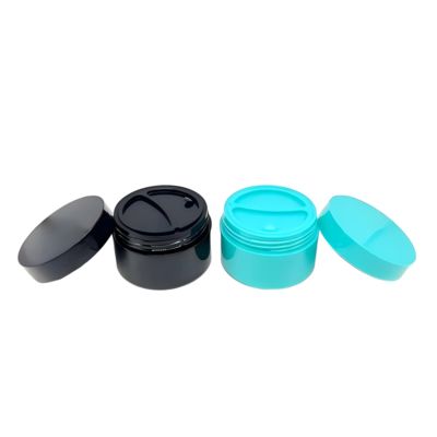 50+50g マットPPプラスチッククリームボトル 20日リードタイムで化粧品パッケージのためのスプーンとダブルシェル