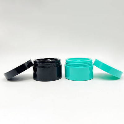 50+50g マットPPプラスチッククリームボトル 20日リードタイムで化粧品パッケージのためのスプーンとダブルシェル