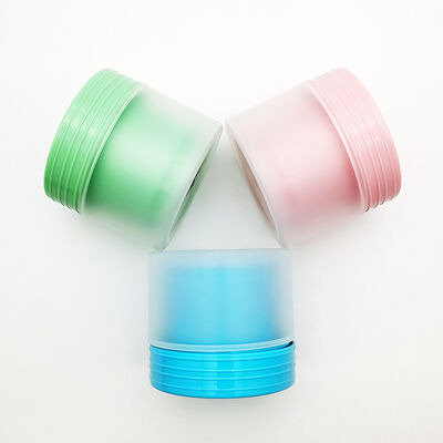 プレミアム化粧品包装用卸売80g PPマットカラー二重シェルクリームジャー