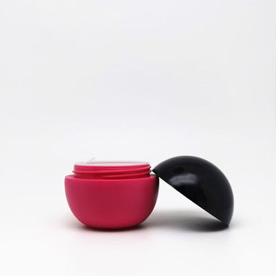 球形プラスチッククリームジャー 5g 25g 50g 80g サイズ スキンケアパッケージ用カスタムアートワーク印刷