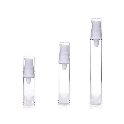 卸売 5ml 10ml 15ml 容量 AS プラスチック空気のないポンプボトル 真空ポンプシステムとカスタマイズされたシルクスクリーン印刷