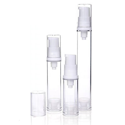 卸売 5ml 10ml 15ml 容量 AS プラスチック空気のないポンプボトル 真空ポンプシステムとカスタマイズされたシルクスクリーン印刷