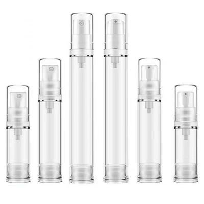 卸売 5ml 10ml 15ml 容量 AS プラスチック空気のないポンプボトル 真空ポンプシステムとカスタマイズされたシルクスクリーン印刷
