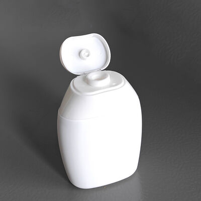 40/60ML Refillable Flip Top Cap HDPE Bottle for Sunscreen Cream and Cosmetic Use