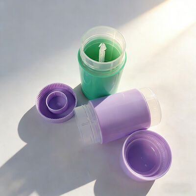 卸売 30g 50g 75g 100g PP 化粧品グレード 空のデオドラントスティックチューブ カスタムシルクスクリーン印刷付き