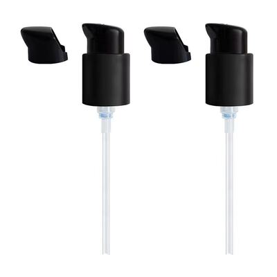 ハーフキャップデザイン 18mm 20mm 24mm プラスチッククリームディスペンサーポンプ - 家庭用およびサロン用の漏れ防止化粧品ポンプ