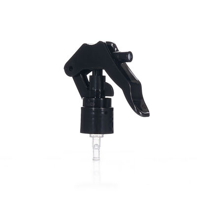 20mm 24mm 28mm 黒PPプラスチックミニトリガースプレイヤーポンプ（ON/OFFロック付き、クリーニング・パーソナルケア用）
