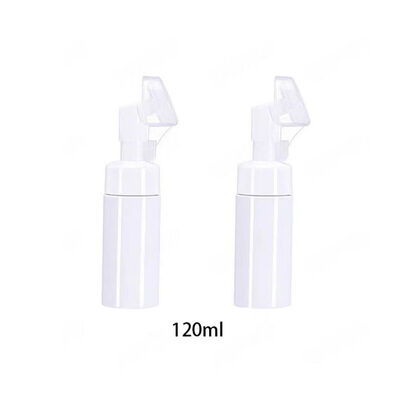 100ml 200ml Reusable Silicone Brush Foaming Bottle with Foam Pump for Facial Cleanser and Soap Dispenser
