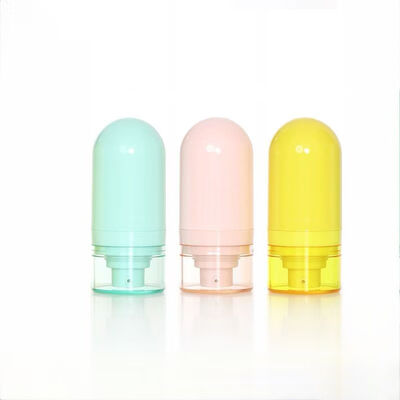 15/ 30/50ml パーソナライズ可能なデザインと皮膚ケアのための接触式空気ポンプの逆空気ボトル