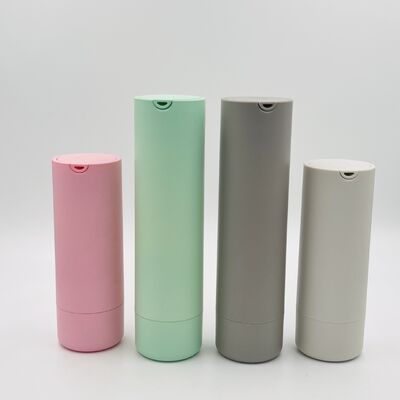 ABS + PP およびカスタマイズされた色の真空ローション ポンプを備えた卸売 30 ミリリットル 50 ミリリットル ツイスト プラスチック エアレス ポンプ ボトル