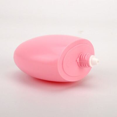 50ml 卵型日焼け止めボトル 脱ぎ取れる金色のチェーンと 化粧品パッケージのカスタマイズ可能なデザイン