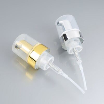 40mm 42mm プレミアム洗顔料用の高泡出力を備えたフルボディ電気メッキ泡ポンプ ディスペンサー