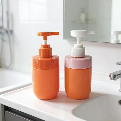 200ml 水晶透明 破裂耐性 軽量化粧品 PET ボトル 皮膚ケア用 ローションポンプ