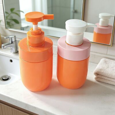 200ml 水晶透明 破裂耐性 軽量化粧品 PET ボトル 皮膚ケア用 ローションポンプ