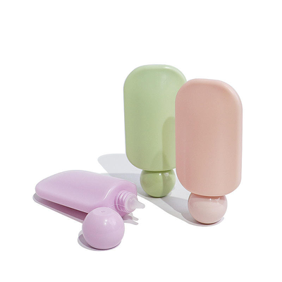 卸売 可愛い四角顔手クリーム ボトル 40ml PETポンプ 日焼け止め ローション 肌ケア 化粧品 カスタムロゴ付きパッケージ