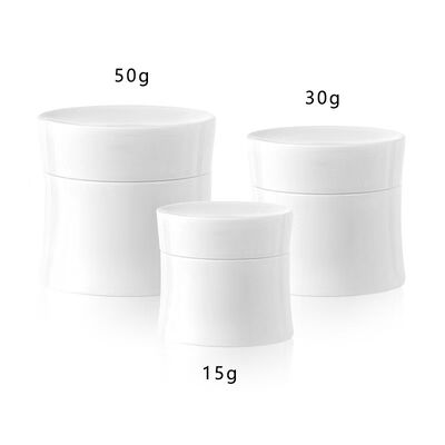 卸売 15g 30g 50g ダブルシェルプラスチッククリームボトル 食品グレードのPPと皮膚ケアと化粧品クリーム