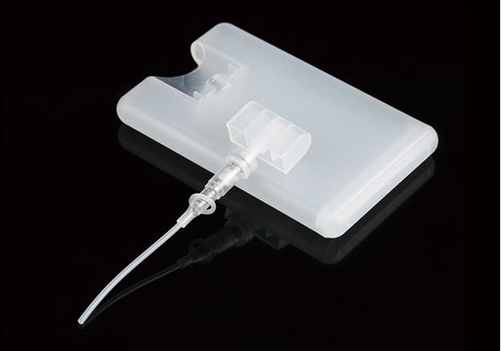 透明な香水ポンプ噴霧器 20 ミリリットルプラスチッククレジットカードスプレーボトル