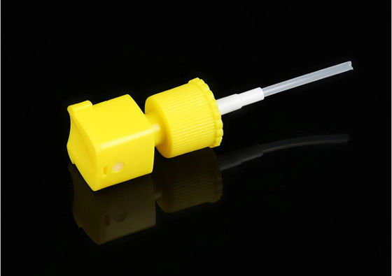 黄色い20mlの香水ポンプスプレーヤー プラスチックシェル付きミニプラスチックスプレーボトル