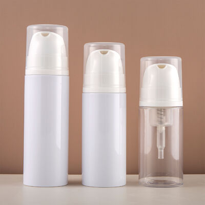 顔クリーナーと液体石けん用の流出防止設計付きのPETPP泡ポンプボトル100ml 120ml 150ml