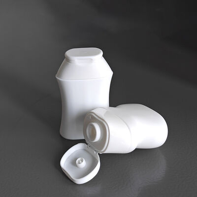 フリップトップキャップデザイン 40ml 60ml HDPE シャンプーとスキンケアのためのカスタマイズ可能な形状の化粧水ボトル