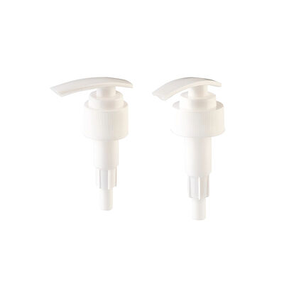 ホワイトリブ付きローションポンプ 24mm 28mm プラスチックローションポンプ スクリューオンソープディスペンシングポンプ ボトル用