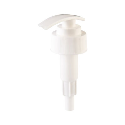 ホワイトリブ付きローションポンプ 24mm 28mm プラスチックローションポンプ スクリューオンソープディスペンシングポンプ ボトル用